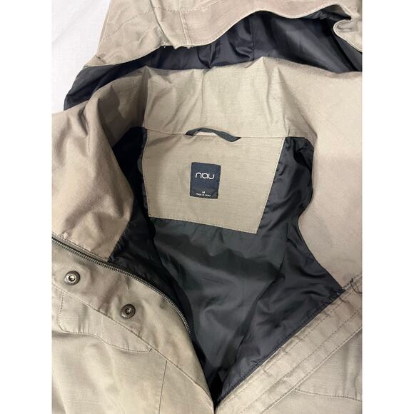 EUC NAU Army Green Quintessential Trench Jacket M - Picture 6 of 8